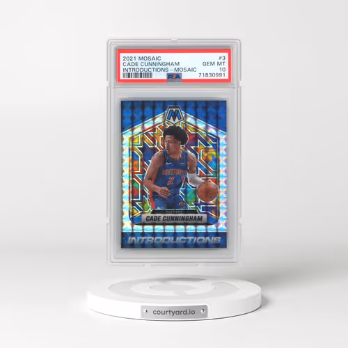 2021 Panini Mosaic Introductions #3 Cade Cunningham - Mosaic (PSA 10 GEM MINT)