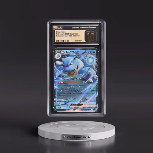 2023 Pokémon Card 151 #009/165 Blastoise ex - Holo (CGC 10 PRISTINE)
