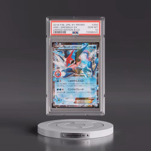 2016 Pokémon XY Promo #290 Ash-Greninja EX - Holo Limited Edition B CD (PSA 10 GEM MINT)