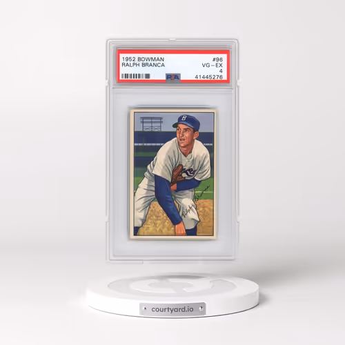 1952 Bowman #96 Ralph Branca (PSA 4 VG-EX)