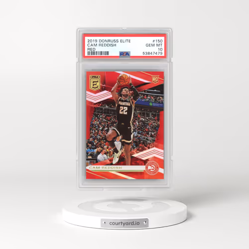 2019 Panini Donruss Elite #150 Cam Reddish - Red (PSA 10 GEM MINT)