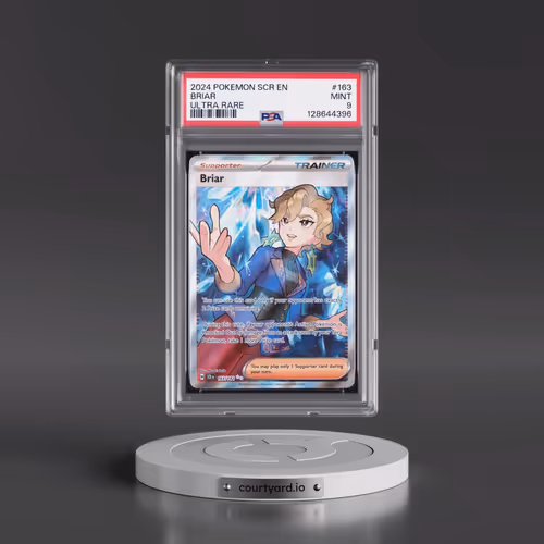 2024 Pokémon Scr EN-Stellar Crown #163 Briar - Ultra Rare (PSA 9 MINT)