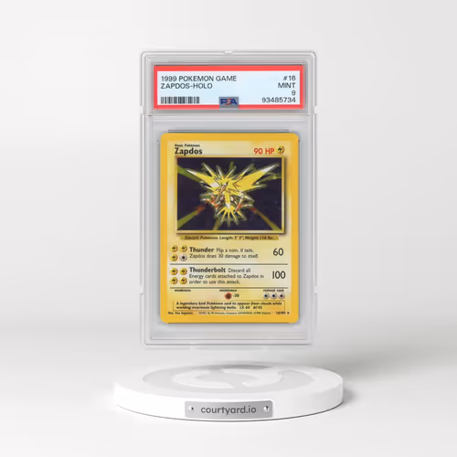1999 Pokémon Game #16 Zapdos - Holo (PSA 9 MINT)