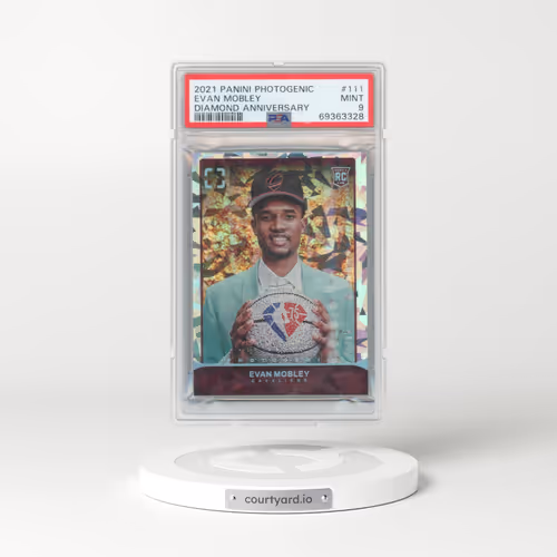 2021 Panini Photogenic #111 Evan Mobley - Diamond Anniversary (PSA 9 MINT)