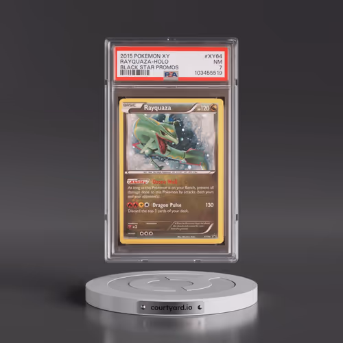 2015 Pokémon XY Black Star Promos #XY64 Rayquaza - Holo (PSA 7 NM)