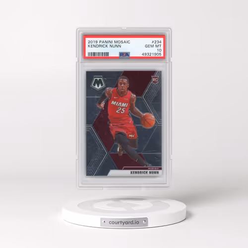 2019 Panini Mosaic #234 Kendrick Nunn (PSA 10 GEM MINT)