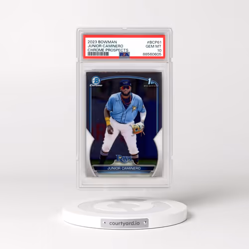 2023 Bowman Chrome Prospects #BCP61 Junior Caminero (PSA 10 GEM MINT)