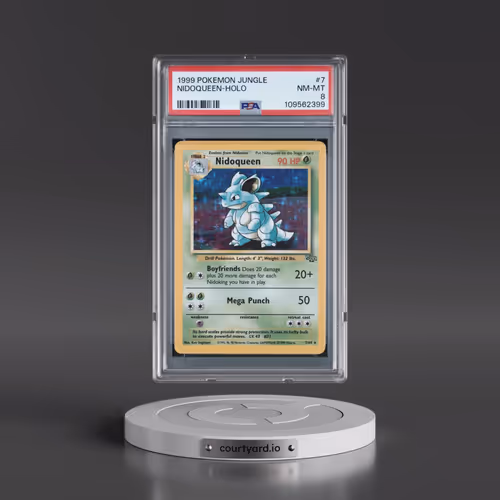 1999 Pokémon Jungle #7 Nidoqueen - Holo (PSA 8 NM-MT)
