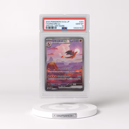2023 Pokémon Sv2a-Pokemon 151 #201 Charizard EX - Holo Special Art Rare (PSA 10 GEM MINT)