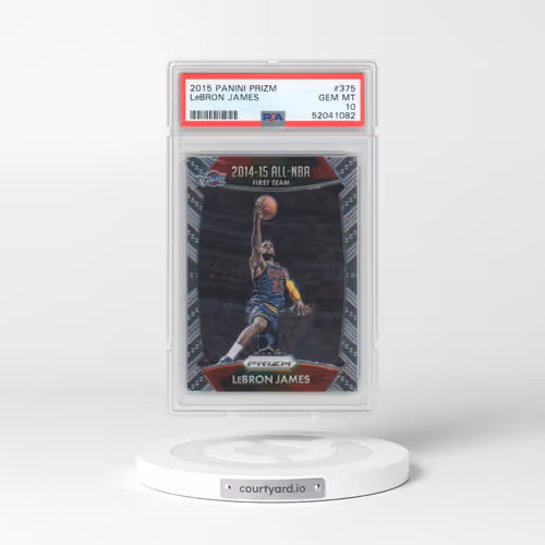 2015 Panini Prizm #375 LeBron James (PSA 10 GEM MINT)