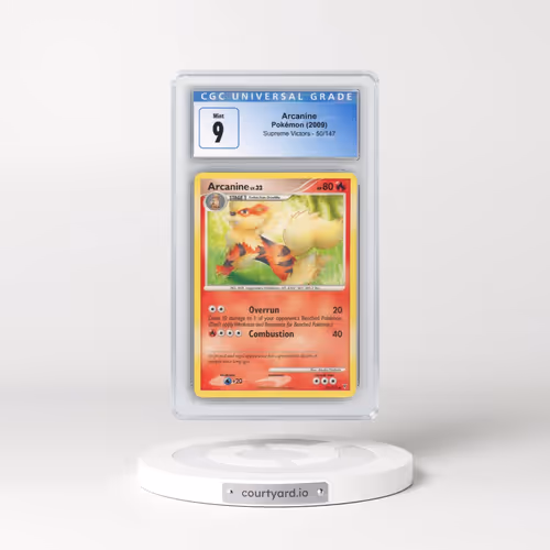 2009 Supreme Victors #50/147 Arcanine (CGC 9 MINT)