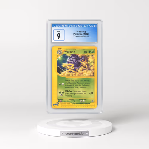 2002 Expedition #70 Weezing - e-Card Symbol (CGC 9 MINT)