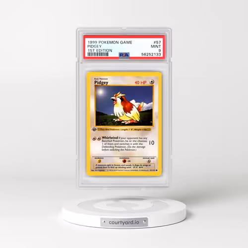 1999 Pokémon Game #57 Pidgey - 1st Edition (PSA 9 MINT)