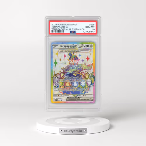 2024 Pokémon Svp EN-SV Black Star Promo #165 Terapagos EX - Holo Terapagos EX Ultra-Premium Collection (PSA 10 GEM MINT)