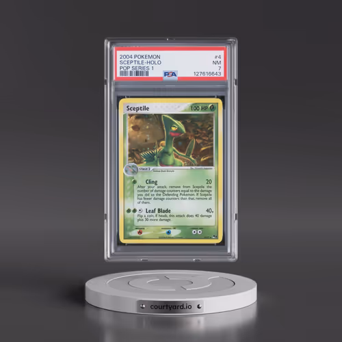2004 Pokémon Pop Series 1 #4 Sceptile - Holo (PSA 7 NM)
