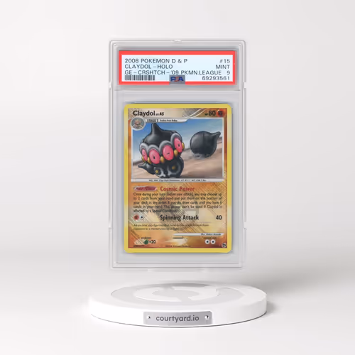 2008 Pokémon Diamond & Pearl Great Encounters #15 Claydol - Holo Crosshatch-2009 Pokemon League (PSA