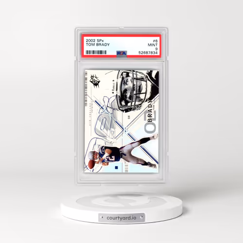 2002 Spx #6 Tom Brady (PSA 9 MINT)