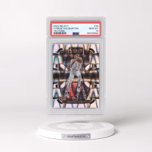 2023 Panini Select #29 Tyrese Haliburton - Tectonic (PSA 10 GEM MINT)