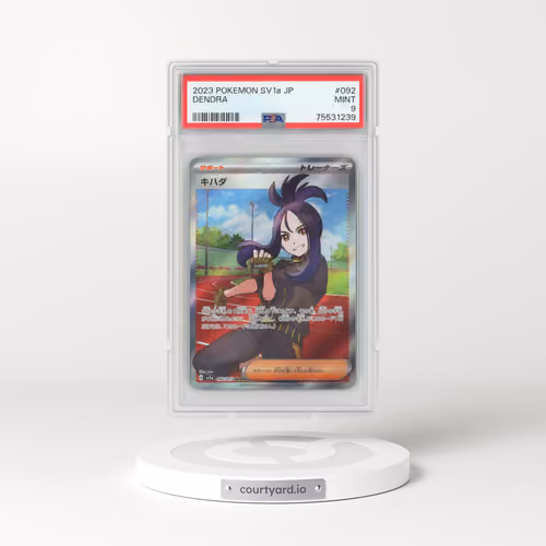 2023 Japanese Scarlet & Violet #92 Dendra - Full Art Holo (PSA 9 MINT)