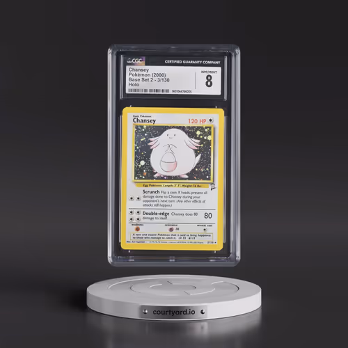 2000 Base Set 2 #3/130 Chansey - Holo (CGC 8 NM-MT)