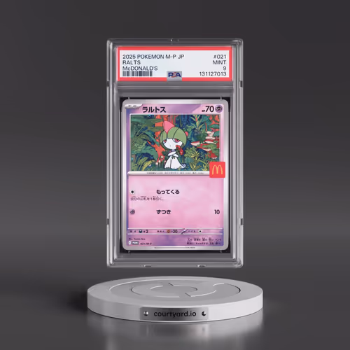 2025 Pokémon M-P Promo #021 Ralts - McDonald's (PSA 9 MINT)