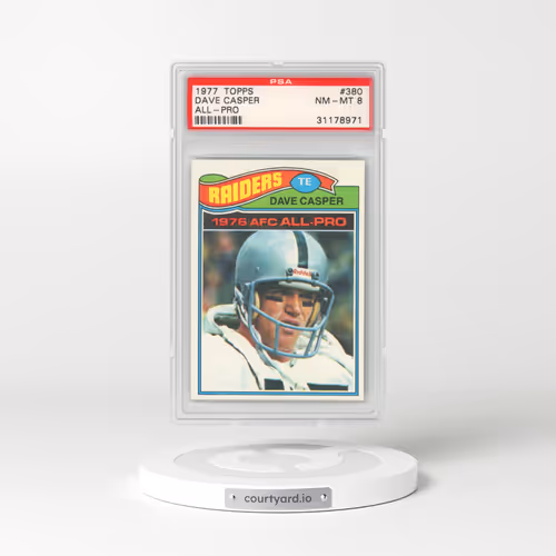 1977 Topps #380 Dave Casper - All-Pro (PSA 8 NM-MT)