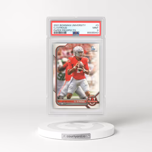 2021 Bowman University Paper Prospects #3 CJ Stroud (PSA 9 MINT)