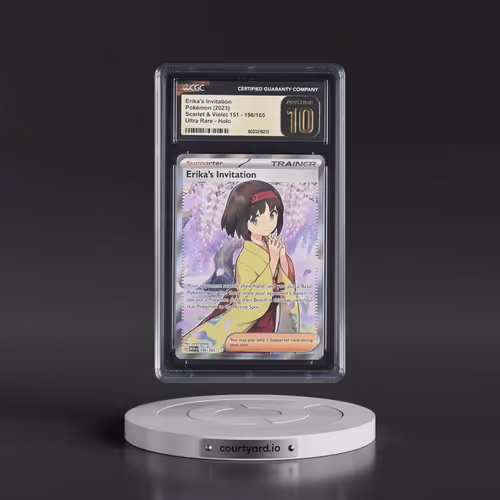 2023 Scarlet & Violet 151 - MEW EN #196/165 Erika's Invitation - Ultra Rare Holo (CGC 10 PRISTINE)