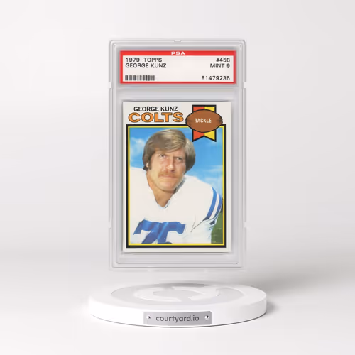 1979 Topps #458 George Kunz (PSA 9 MINT)