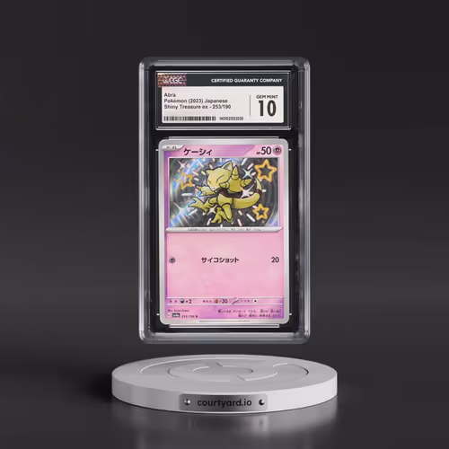2023 Shiny Treasure ex #253/190 Abra - Shiny Rare Holo (CGC 10 GEM MINT)