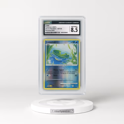 2007 Secret Wonders #92/132 Lotad - Reverse Holo (CGC 8.5 NM-MT+)
