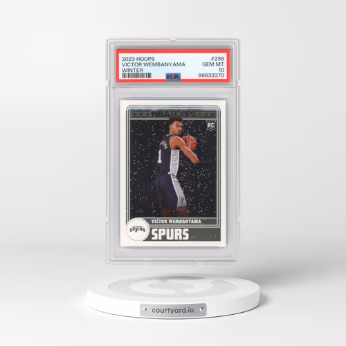 2023 Panini NBA Hoops #298 Victor Wembanyama - Winter (PSA 10 GEM MINT)
