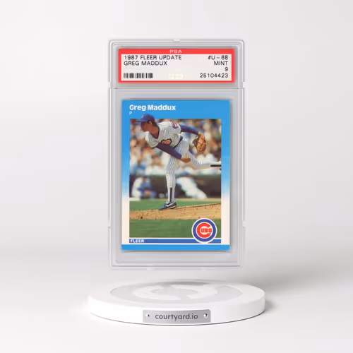1987 Fleer Update #U-68 Greg Maddux (PSA 9 MINT)