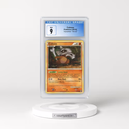 2010 Triumphant #60/102 Cubone (CGC 9 MINT)