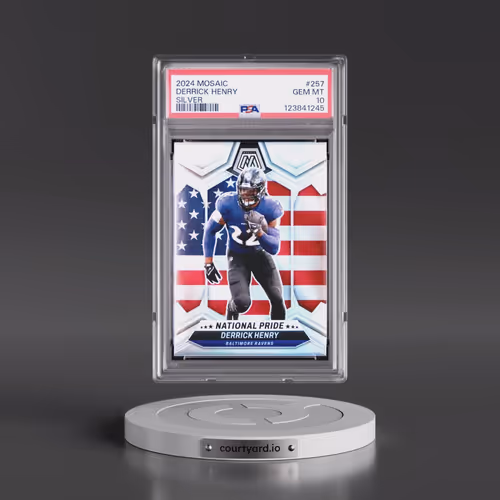 2024 Panini Mosaic #257 Derrick Henry - Silver (PSA 10 GEM MINT)