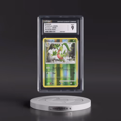2009 Arceus #39/99 Grovyle - Reverse Holo (CGC 9 MINT)