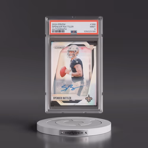 2024 Panini Prizm #388 Spencer Rattler - Autograph (PSA 9 MINT)