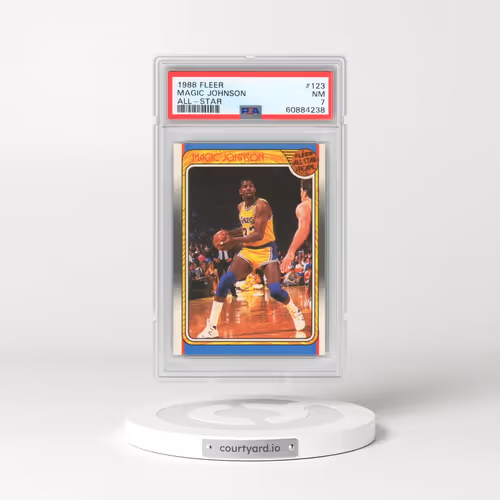 1988 Fleer #123 Magic Johnson - All-Star (PSA 7 NM)