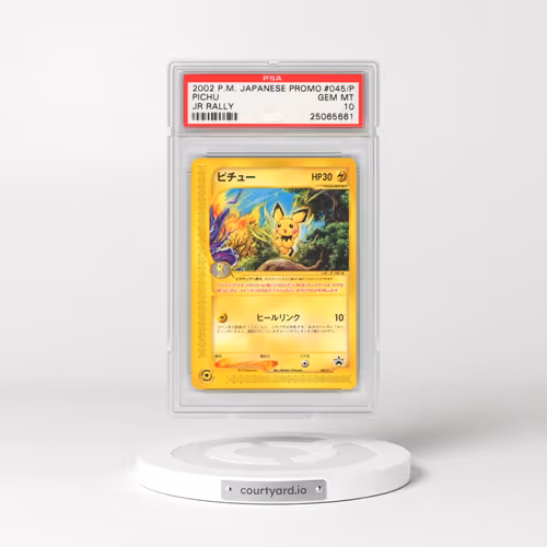 2002 Pokémon Promo Jr Rally #045/P Pichu (PSA 10 GEM MINT)