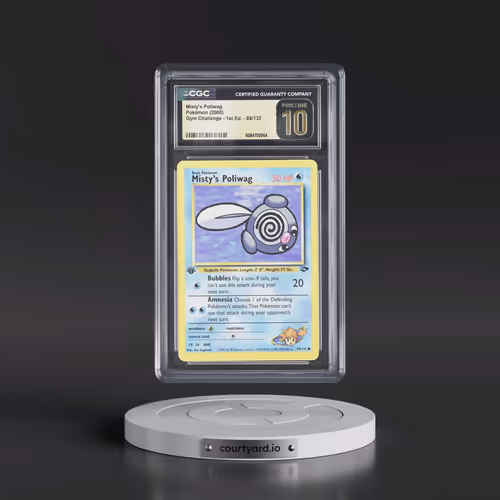 2000 Gym Challenge #89/132 Misty's Poliwag - 1st Edition 1st Edition (CGC 10 PRISTINE)