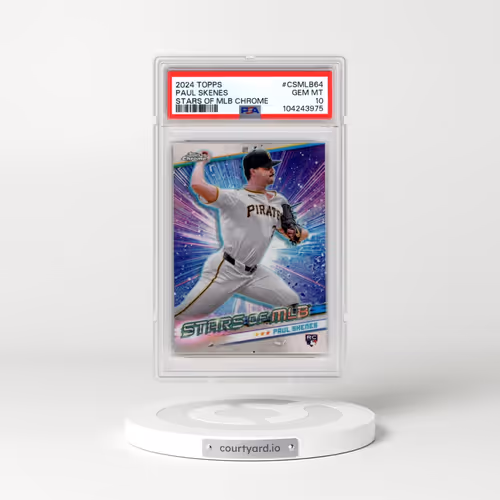 2024 Topps Stars of MLB Chrome #CSMLB64 Paul Skenes - Update (PSA 10 GEM MINT)