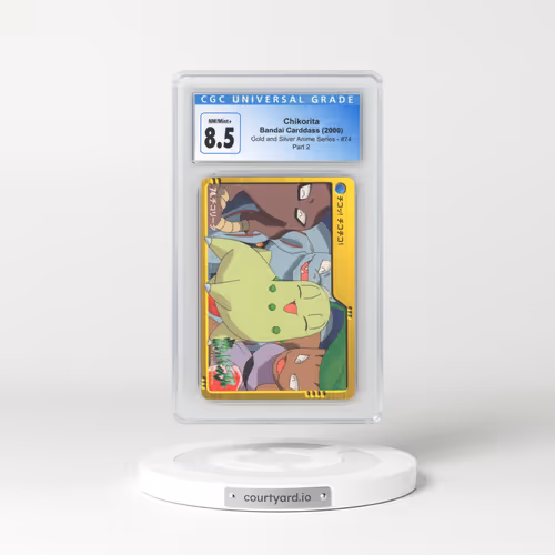 2000 Gold and Silver Anime Series #74 Chikorita - Part 2 (CGC 8.5 NM-MT+)