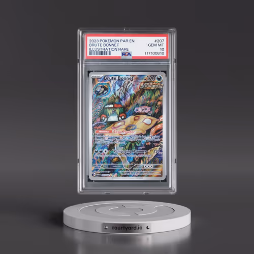 2023 Pokémon Par EN-Paradox Rift #207 Brute Bonnet - Illustration Rare (PSA 10 GEM MINT)