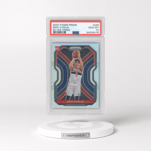 2020 Panini Prizm #290 Deni Avdija - Silver Prizm (PSA 10 GEM MINT)