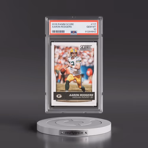 2016 Panini Score #117 Aaron Rodgers (PSA 10 GEM MINT)