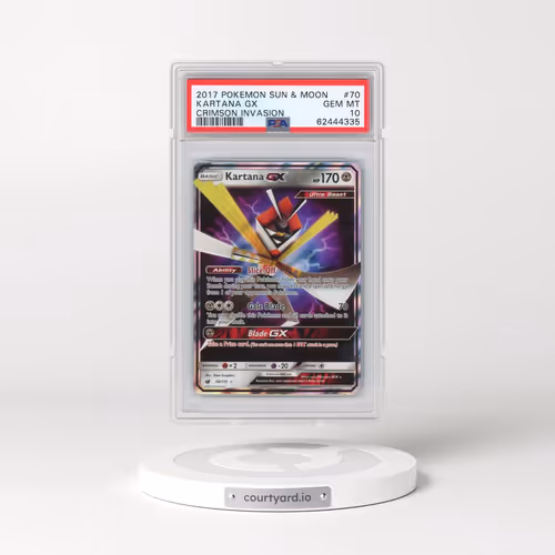2017 Pokémon Sun & Moon Crimson Invasion #70 Kartana GX - Holo (PSA 10 GEM MINT)