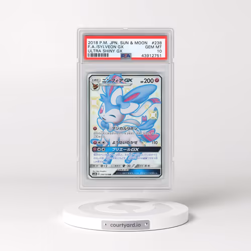 2018 Pokémon Sun & Moon Ultra Shiny GX #238 Sylveon GX - Holo Full Art (PSA 10 GEM MINT)