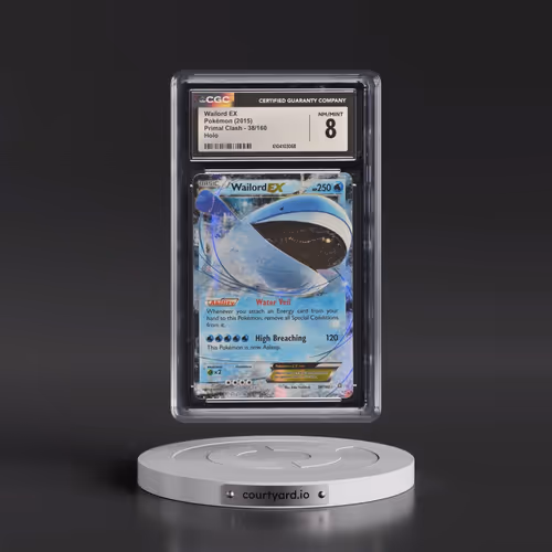 2015 Pokémon XY Primal Clash #38 Wailord EX - Holo (CGC 8 NM-MT)