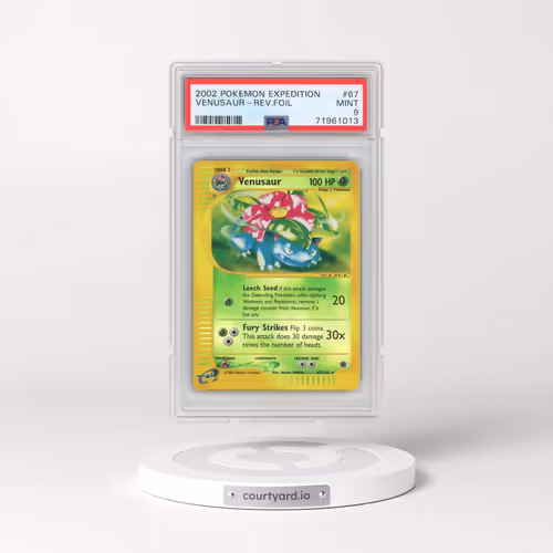 2002 Pokémon Expedition #67 Venusaur - Reverse Foil (PSA 9 MINT)