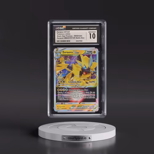 2017 Black Star Promos - Sword & Shield #SWSH265 Zeraora VSTAR - Holo Zeraora VMAX & VSTAR Battle Bo